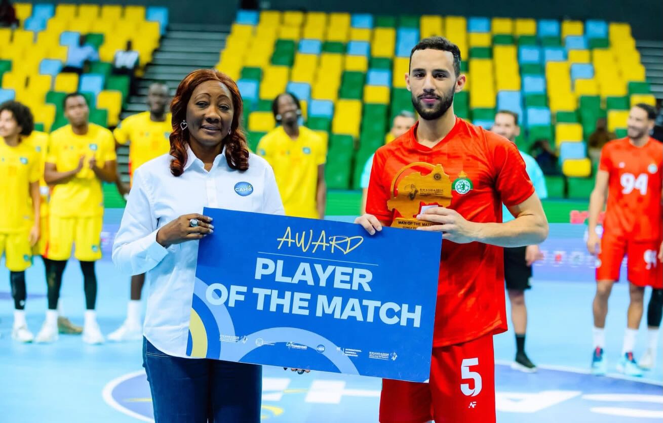 مشاركة المنتخب الوطني المغربي للكبار في بطولة افريقيا بروندا 2026