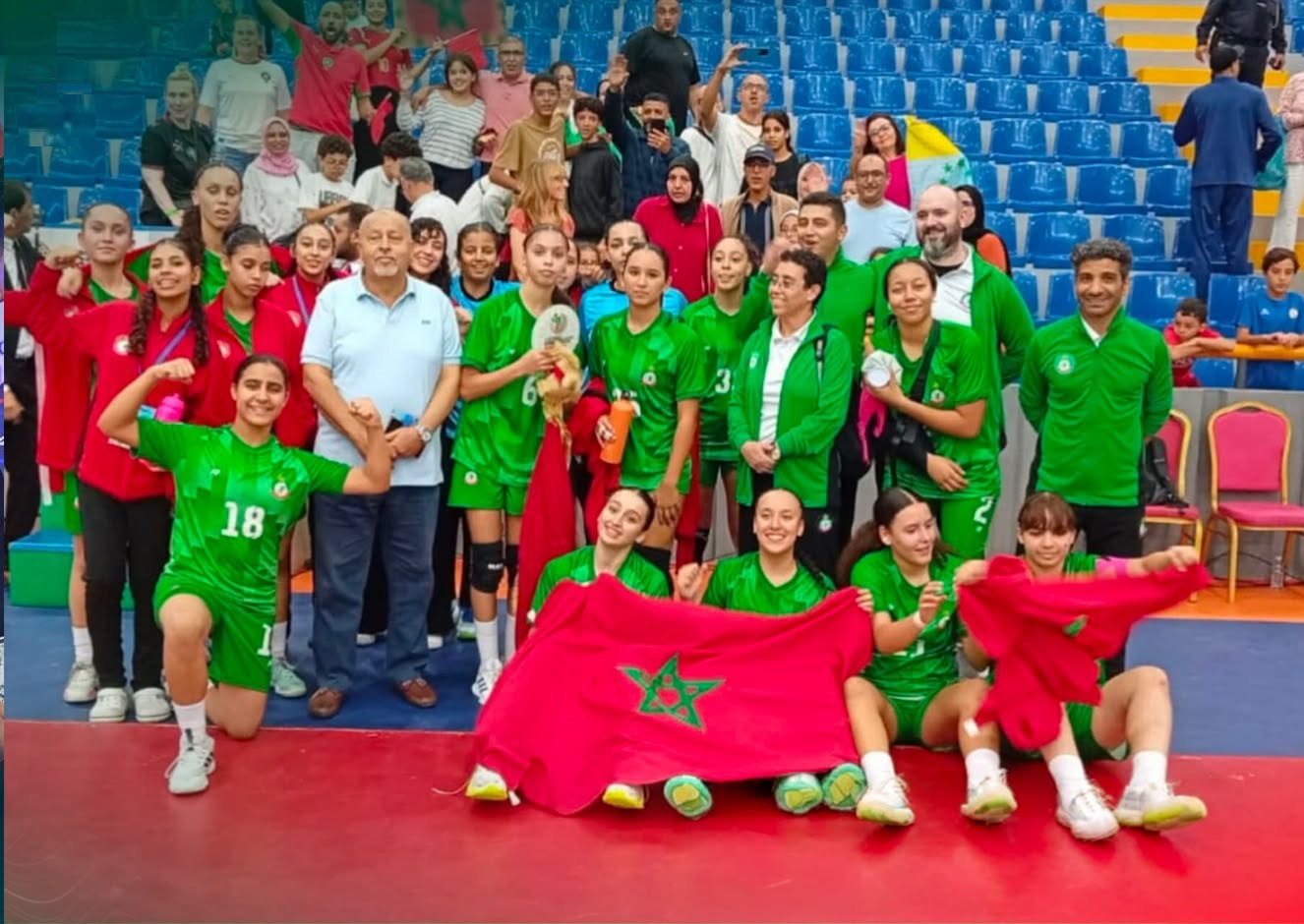 مونديال كرة اليد للفتيات بأكادير: المغرب يتفوق على الولايات المتحدة ويستعد لمواجهة حاسمة أمام الصين